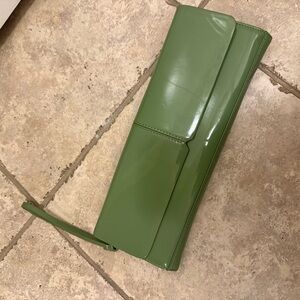 Alfani Olive Green Clutch Wristlet